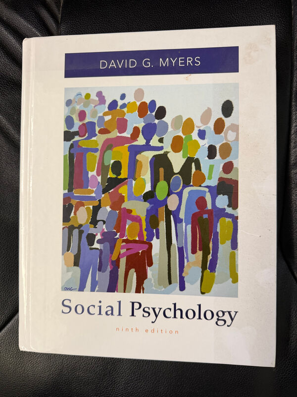 Couverture de Social Psychology, 9th Edition