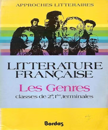 Couverture de Littérature française : Les genres